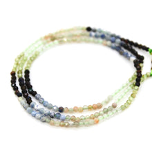 Load image into Gallery viewer, California State Mini Stone Gold Charm Necklace
