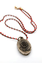 Load image into Gallery viewer, Buddha Necklace 32 - Beaded Crochet Buddha - One of a Kind -

