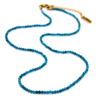 Short Mini Apatite Stone Necklace - N9-200AP1