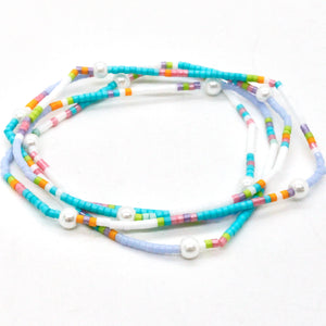 Beautiful and Delicate Seed Bead Bracelet or Necklace N8-021 -Seeds Collection-