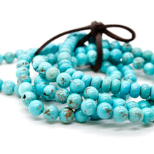 Load image into Gallery viewer, Turquoise Stone Luxury Stack Bracelet
