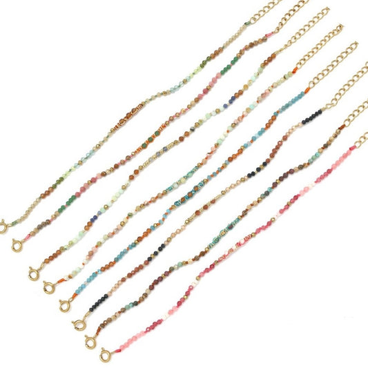 Delicate Mini Stone Single Bracelet - B4-040