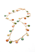 Load image into Gallery viewer, Flower Charm Chain Necklace -French Flair Collection-
