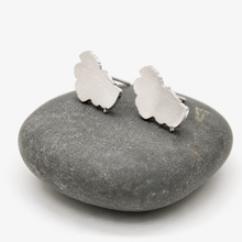 Load image into Gallery viewer, Delicate Large Silver Lake Tahoe Stud Earrings E9-200LS
