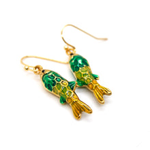 Load image into Gallery viewer, Enamel Small Colorful Fish Earrings - E9-101
