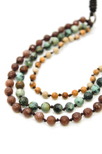 Load image into Gallery viewer, Semi Precious Stone Multi Strand Short Necklace - N4-016
