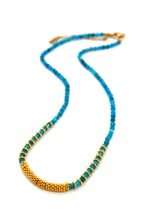 Load image into Gallery viewer, Apatite  and Gold Necklace - N2-2567A
