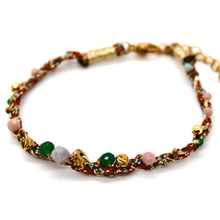 Load image into Gallery viewer, Braids and Beads Pastel Bracelet - B4-030
