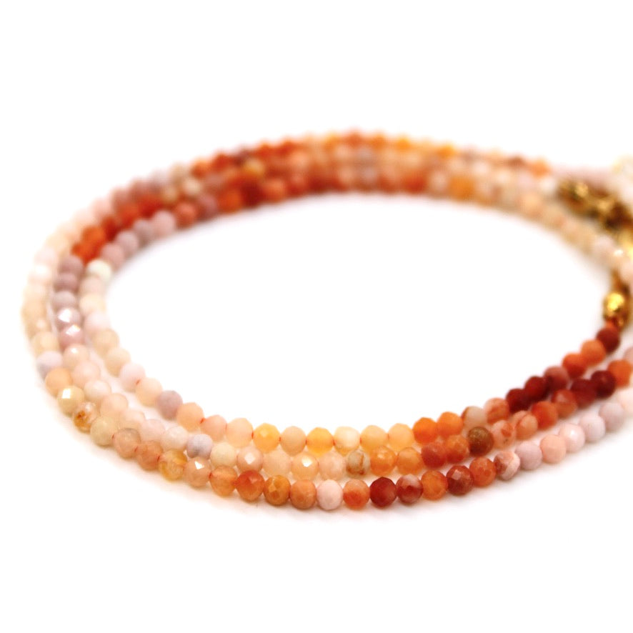 Short Gradient Stone Necklace - N9-200G11