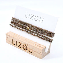 Load image into Gallery viewer, Delicate Faceted Mini Semi Precious Stone Beaded Necklace - N9-104

