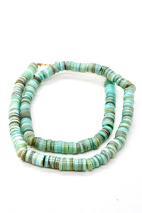 Turquoise Mother of Pearl Necklace -French Flair Collection-