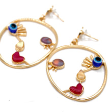 Load image into Gallery viewer, Artsy Museum Style Face Earrings - E4-351
