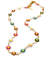 Load image into Gallery viewer, Field of Flowers Chain Necklace -French Flair Collection-
