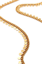 Load image into Gallery viewer, Short 18K Gold Plate Mini Disc Necklace -French Flair Collection-
