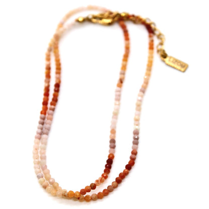 Short Gradient Stone Necklace - N9-200G11