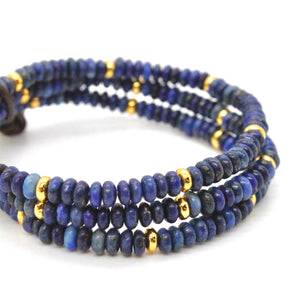 Lapis Lazuli + Gold Bracelet Bundle