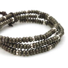 Load image into Gallery viewer, Pyrite + Silver Bracelet Bundle
