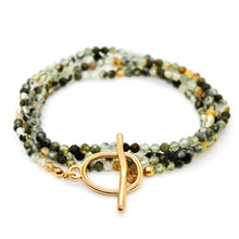 Load image into Gallery viewer, Luxury Faceted Long Prehnite Necklace or Bracelet - N9-311
