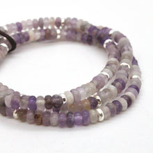 Load image into Gallery viewer, Amethyst + Silver Bracelet Bundle
