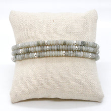 Load image into Gallery viewer, Labradorite + Silver Bracelet Bundle
