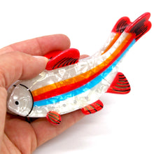 Load image into Gallery viewer, Rainbow Trout Fish Hairclip
