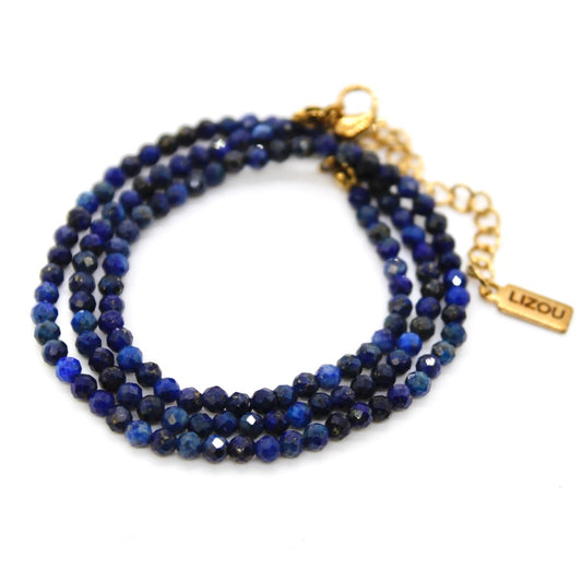 Short Lapis Lazuli Stone Necklace - N9-200LL