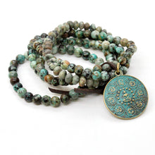 Load image into Gallery viewer, Bundle African turquoise Buddha Bracelet -Buddha Collection-
