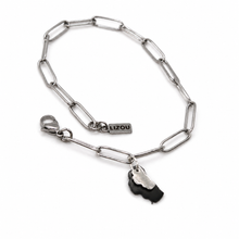 Load image into Gallery viewer, Lake Tahoe Double Mini Charm Bracelet - BT-008
