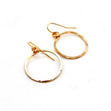 Load image into Gallery viewer, Delicate Small Gold Hoop Earrings - E1-002
