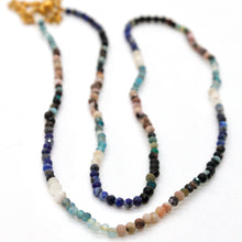 Load image into Gallery viewer, Delicate and Dainty Faceted Stone Short Necklace -B-
