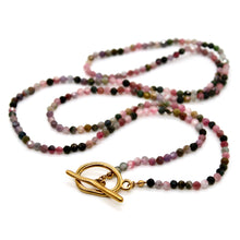 Load image into Gallery viewer, Luxury Faceted Long Tourmaline Necklace or Bracelet - N9-307
