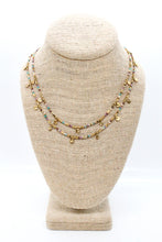 Load image into Gallery viewer, Multi Stone Mix and Mini Gold Coin Wrap Necklace - N2-2617A
