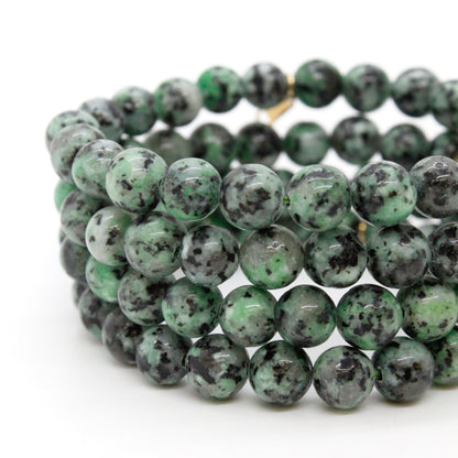 African Pine 8mm Stretch Bracelet -Stone Collection-