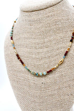 Load image into Gallery viewer, African Turquoise Earth Tone Mix Necklace -French Flair Collection-
