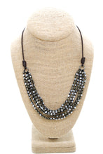 Load image into Gallery viewer, Semi Precious Stone Multi Strand Short Necklace - N4-010
