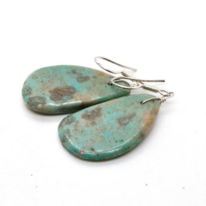 Small Turquoise Navajo American Indian Earrings