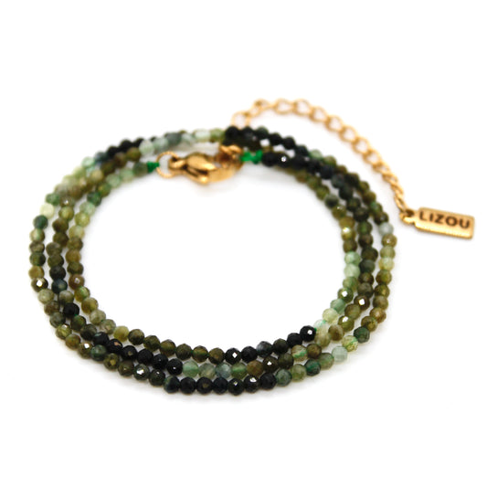 Short Gradient Stone Necklace - N9-200G17