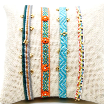 Bundle of Four Mini Bead Bracelets - B8-032