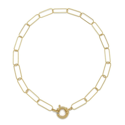 Simple Gold Chain Necklace -  N2-2686