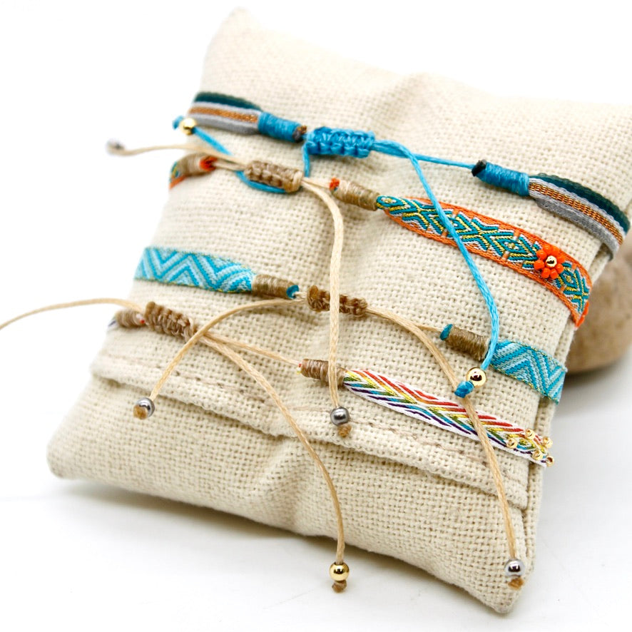 Bundle of Four Mini Bead Bracelets - B8-032