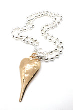 Load image into Gallery viewer, Extra Large Gold Heart Necklace to Wear Short or Long -The Classics Collection-N2-2178g
