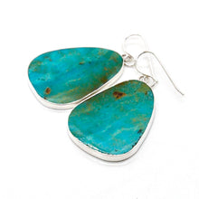 Load image into Gallery viewer, American Indian Sterling and Turquoise Navajo Earrings
