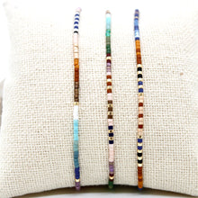 Load image into Gallery viewer, Bundle of Three Subtle Seed Bead Bracelets - B8-039
