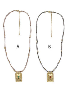 Delicate Gold Heart Charm Necklace - N2-2577