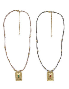Delicate Gold Heart Charm Necklace - N2-2577