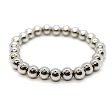 Load image into Gallery viewer, Plain and Classy Silver Stretch Bracelet - B4-031SS
