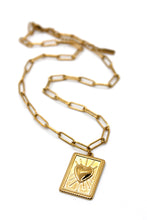 Load image into Gallery viewer, Love Heart Gold Earrings - E9-100
