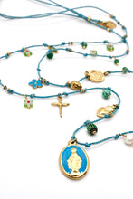 Load image into Gallery viewer, Long Religious Saint and Charm Necklace - N2-2619

