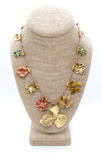 Load image into Gallery viewer, Summer Flower Charm Necklace with Enamel - N2-2566
