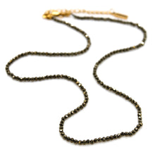 Load image into Gallery viewer, Short Hematite Stone Necklace - N9-200HE
